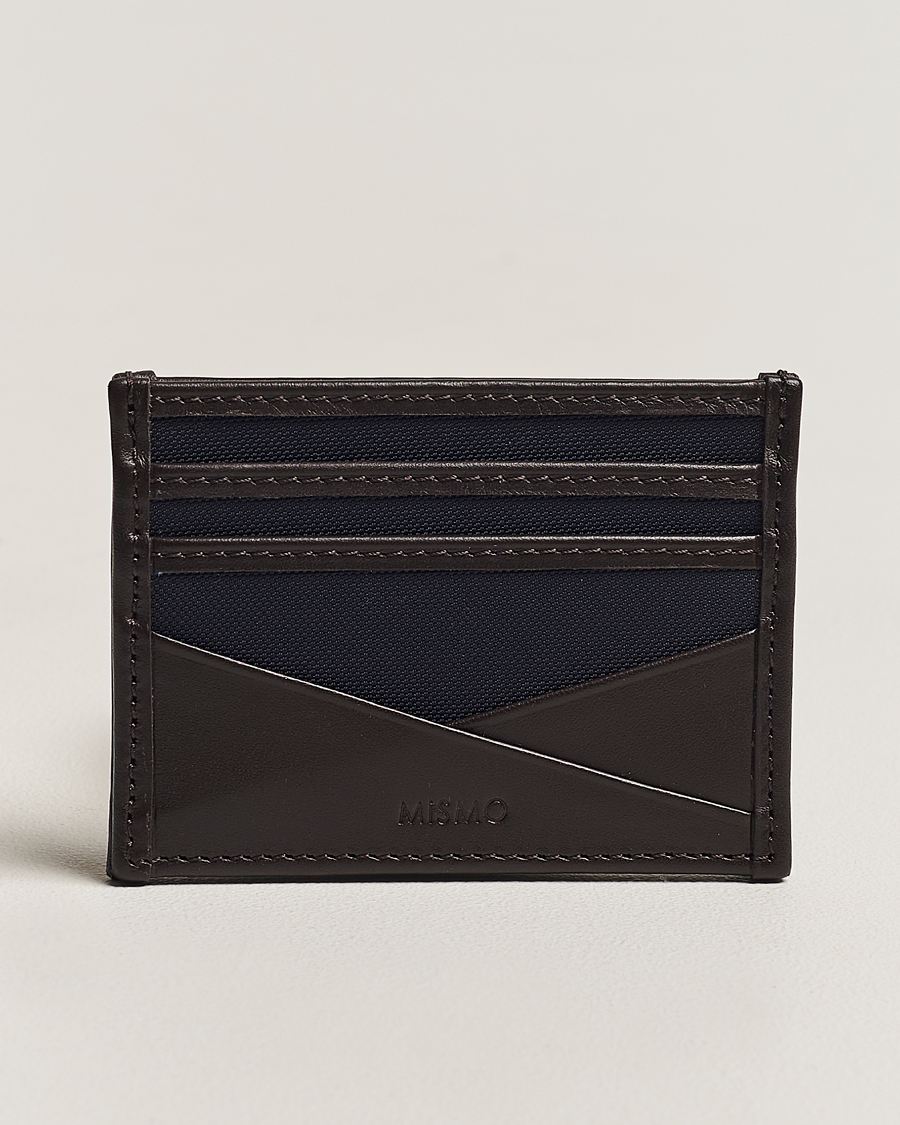 Homme | Mismo M/S Cardholder Navy/Dark Brown | Mismo | M/S Cardholder Navy/Dark Brown