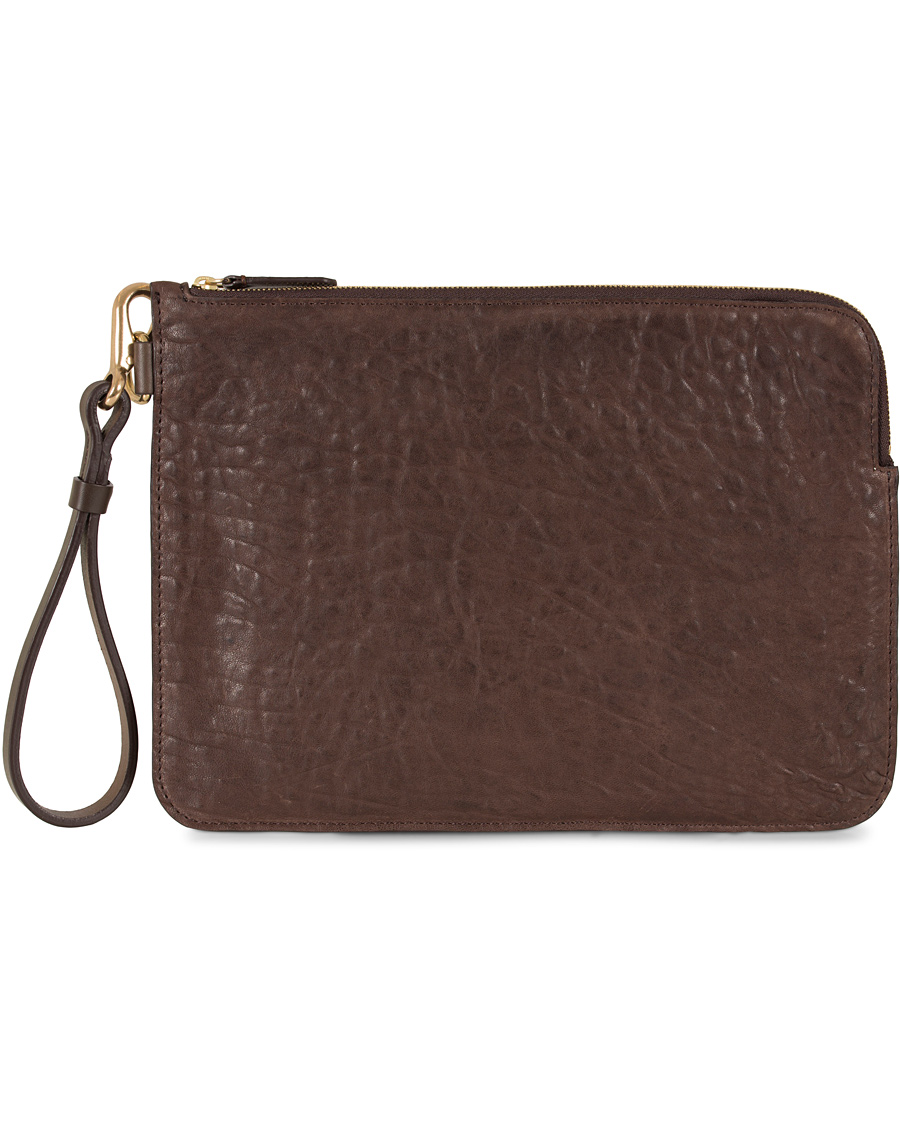 Homme | Mismo Tuscan Leather Pouch Dark Brown | Mismo | Tuscan Leather Pouch Dark Brown