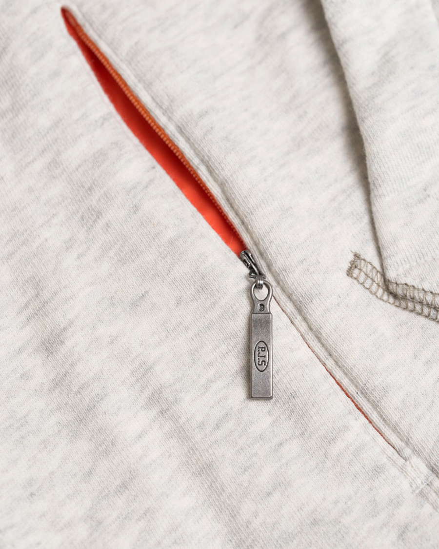 Homme | Pulls Et Tricots | Parajumpers | Charlie Active Fleece Hoodie White Melange Slub
