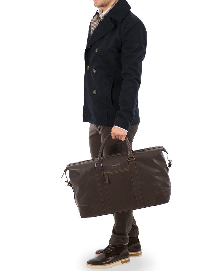 Homme | Morris Leather Weekendbag Dark Brown | Morris | Leather Weekendbag Dark Brown