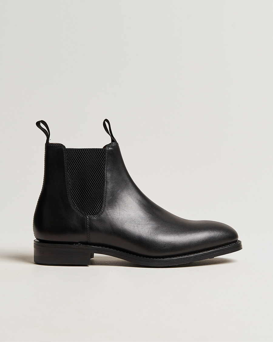 Heren | Laarzen | Loake 1880 | Chatsworth Chelsea Boot Black Calf