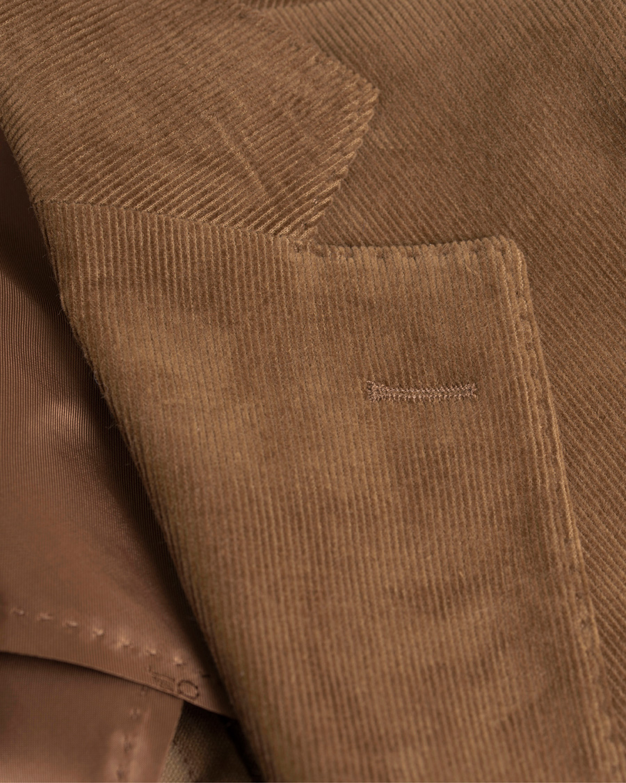 Homme | Blazers | Oscar Jacobson | Egel Corduroy Blazer Light Brown