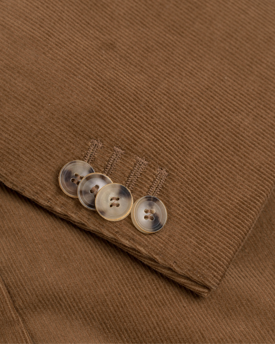 Homme | Blazers | Oscar Jacobson | Egel Corduroy Blazer Light Brown
