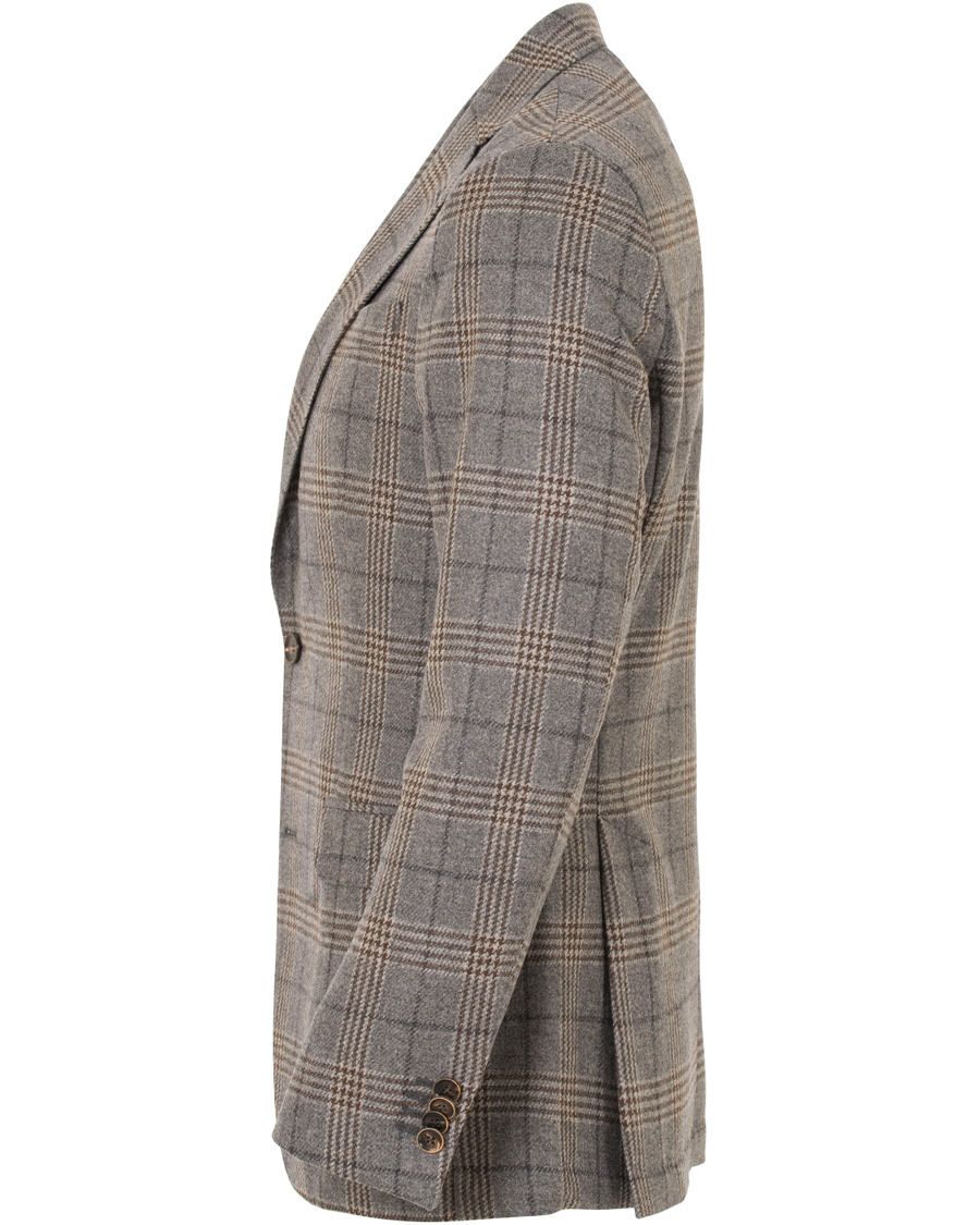 Homme | Blazers | Oscar Jacobson | Egel Check Blazer Grey