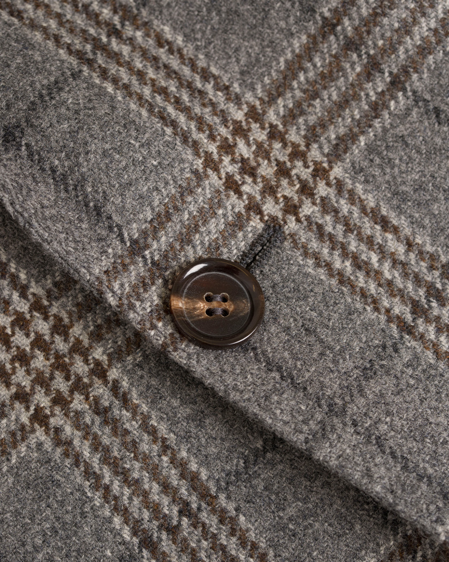 Homme | Blazers | Oscar Jacobson | Egel Check Blazer Grey