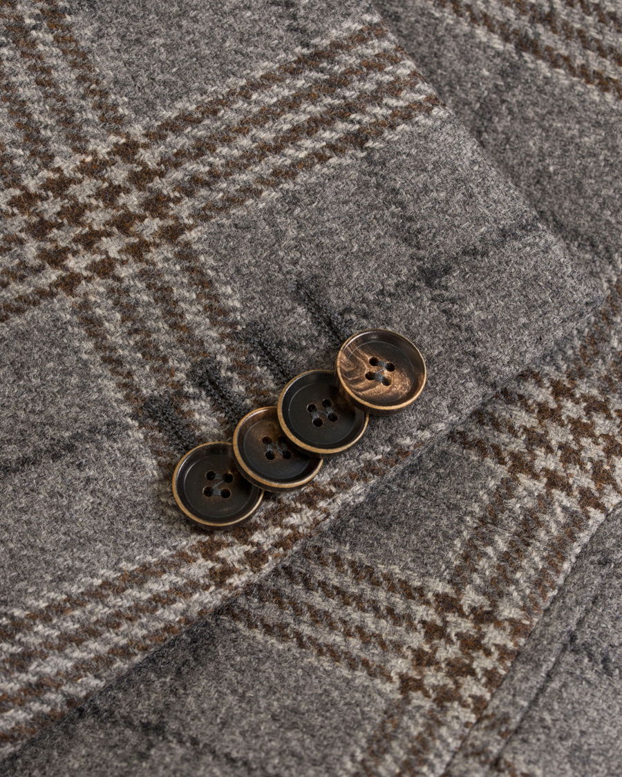 Homme | Blazers | Oscar Jacobson | Egel Check Blazer Grey