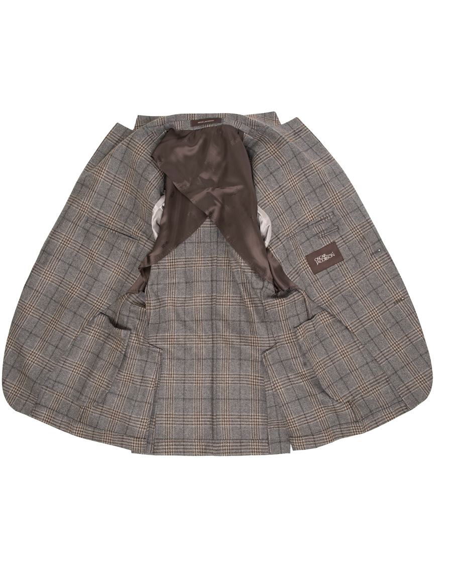 Homme | Blazers | Oscar Jacobson | Egel Check Blazer Grey
