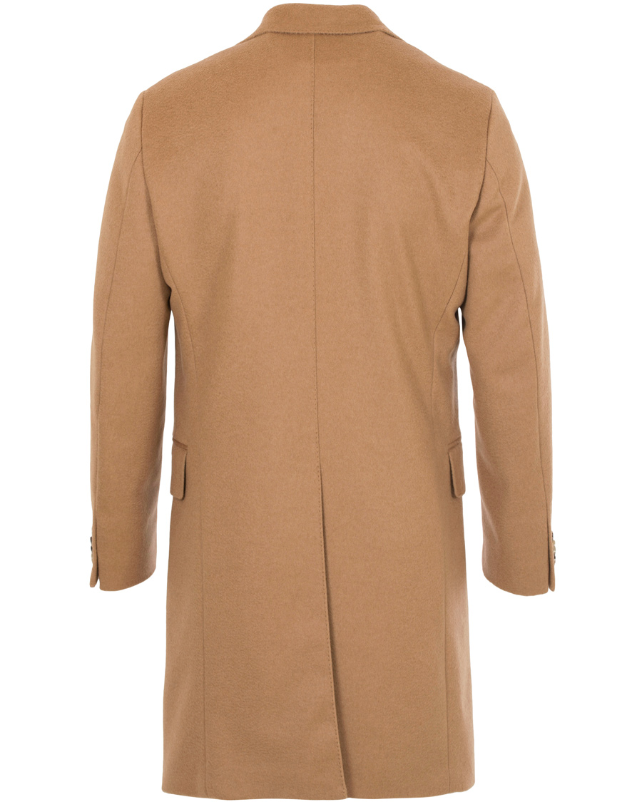 Homme | Manteaux Et Vestes | Oscar Jacobson | Saul Double Breasted Camelhair Coat Light Brown