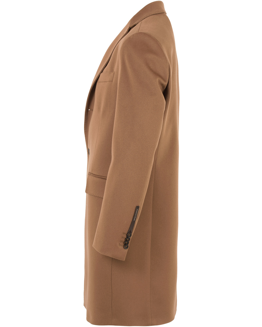 Homme | Manteaux Et Vestes | Oscar Jacobson | Savile Row Loro Piana Storm System Coat Dark Brown