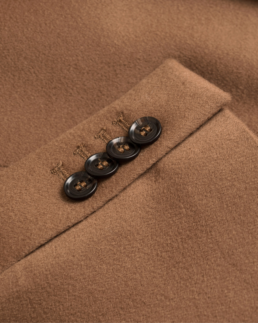 Homme | Manteaux Et Vestes | Oscar Jacobson | Savile Row Loro Piana Storm System Coat Dark Brown