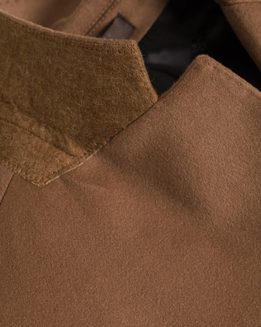 Homme | Manteaux Et Vestes | Oscar Jacobson | Savile Row Loro Piana Storm System Coat Dark Brown