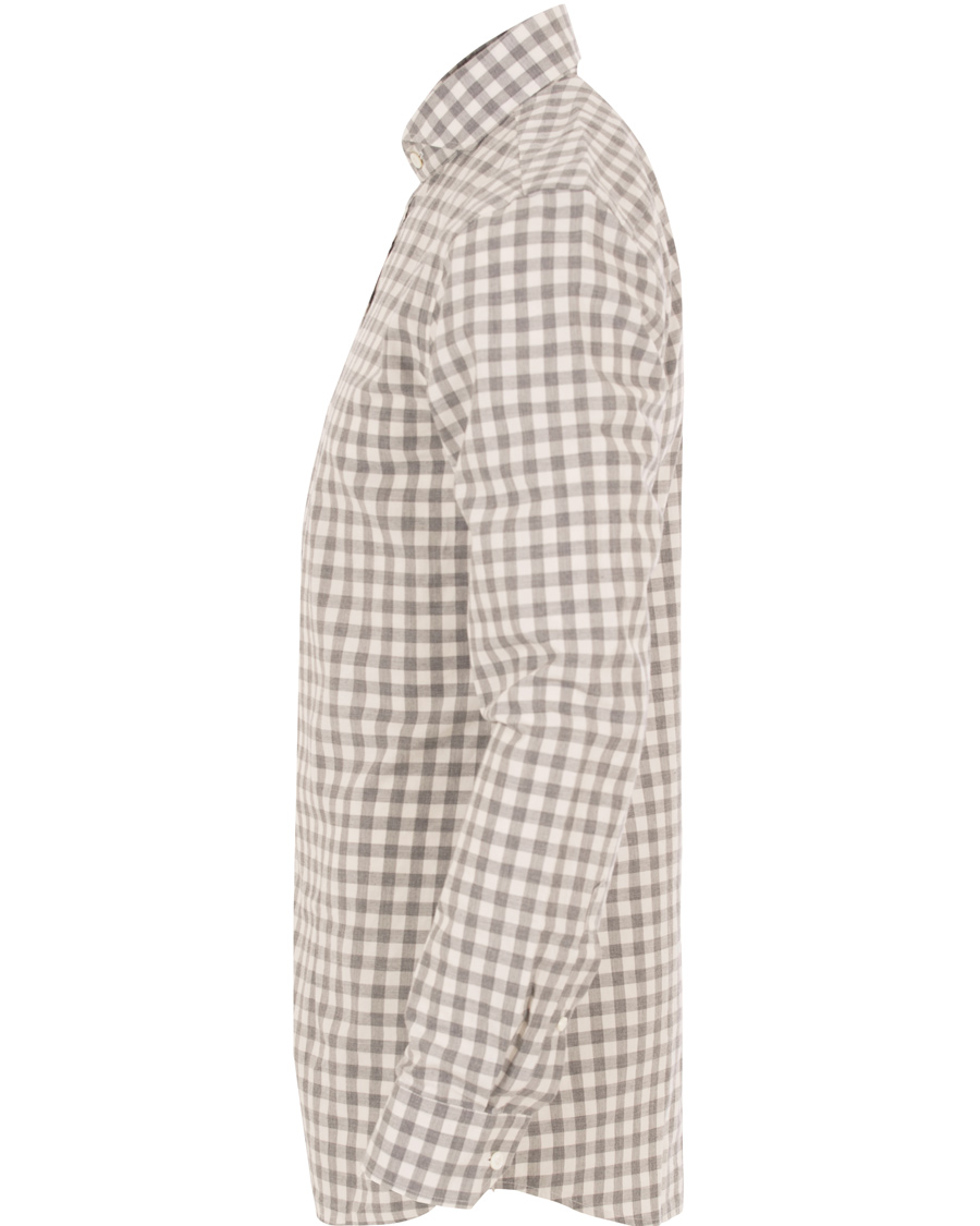 Homme | Chemises | Oscar Jacobson | Herman 2 Flannel Check Shirt Grey