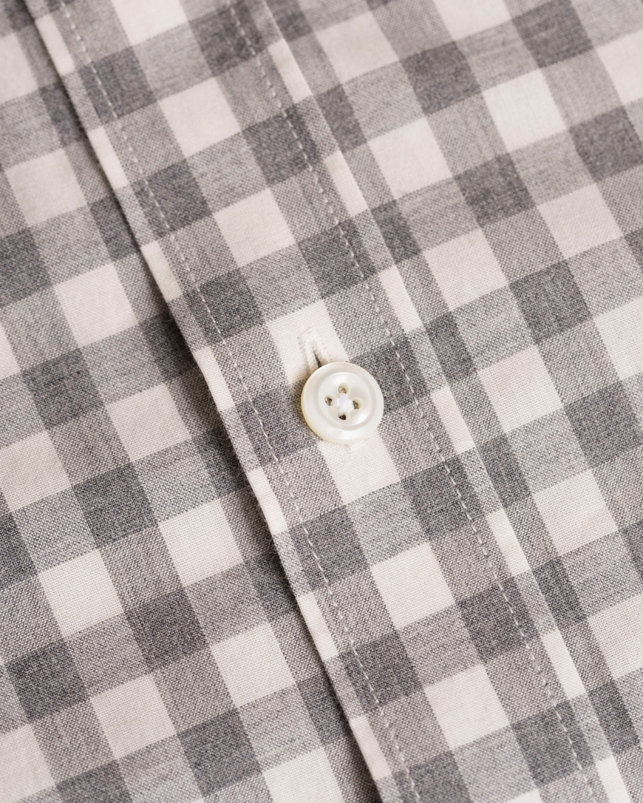 Homme | Chemises | Oscar Jacobson | Herman 2 Flannel Check Shirt Grey