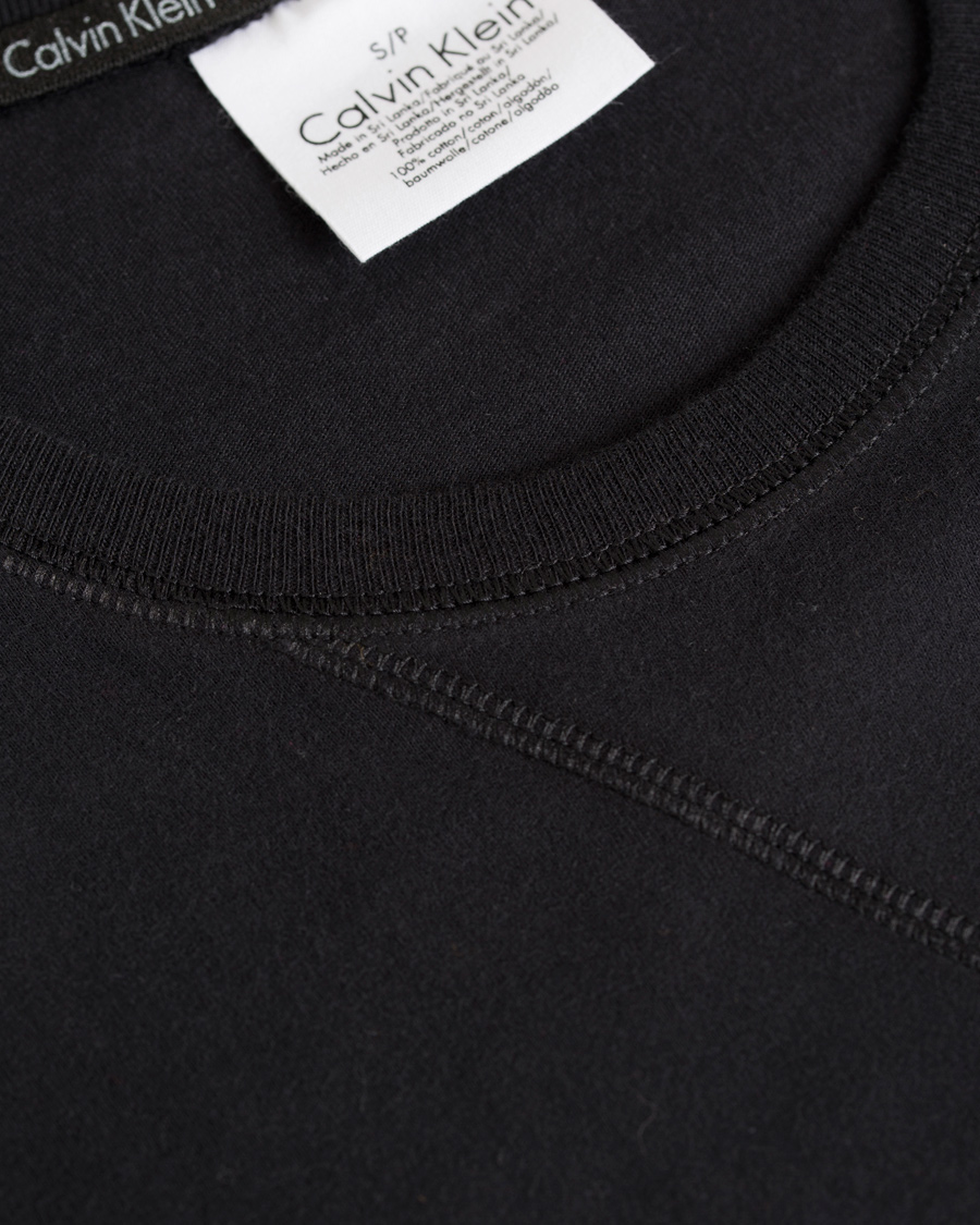 Homme | T-shirts | Calvin Klein | Long Sleeve Crew Neck Tee Black