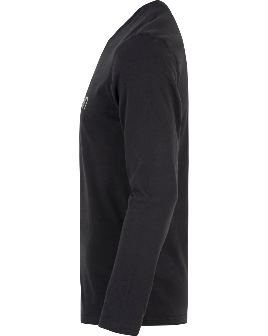 Homme | T-shirts | Calvin Klein | Long Sleeve Crew Neck Tee Black