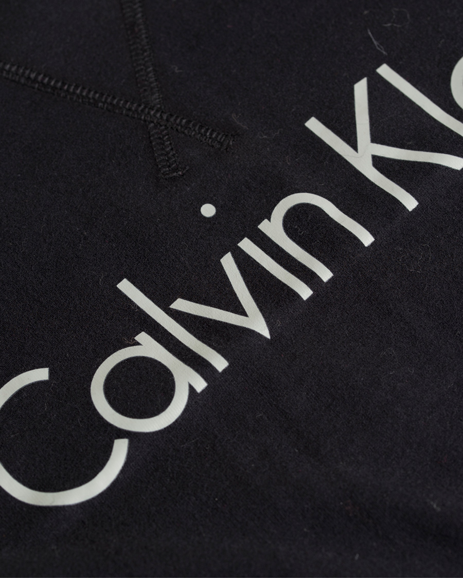 Homme | T-shirts | Calvin Klein | Long Sleeve Crew Neck Tee Black