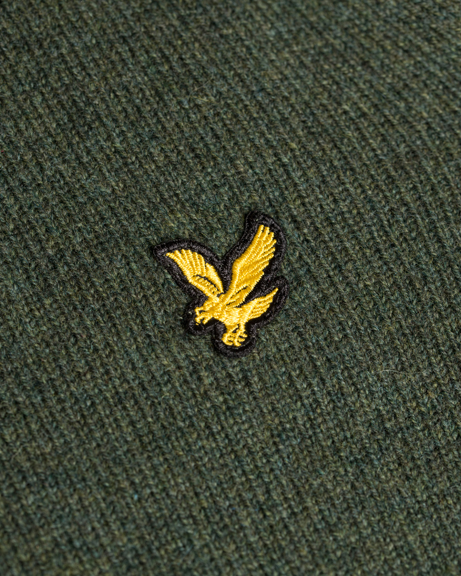 Homme | Pulls Et Tricots | Lyle & Scott | Lambswool Crew Neck Pullover Dark Sage