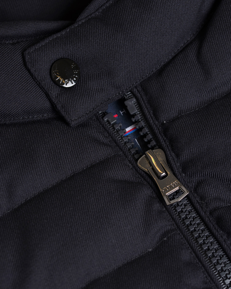 Heren | Jassen | Tommy Hilfiger | Wool Flannel Bomber Jacket Midnight