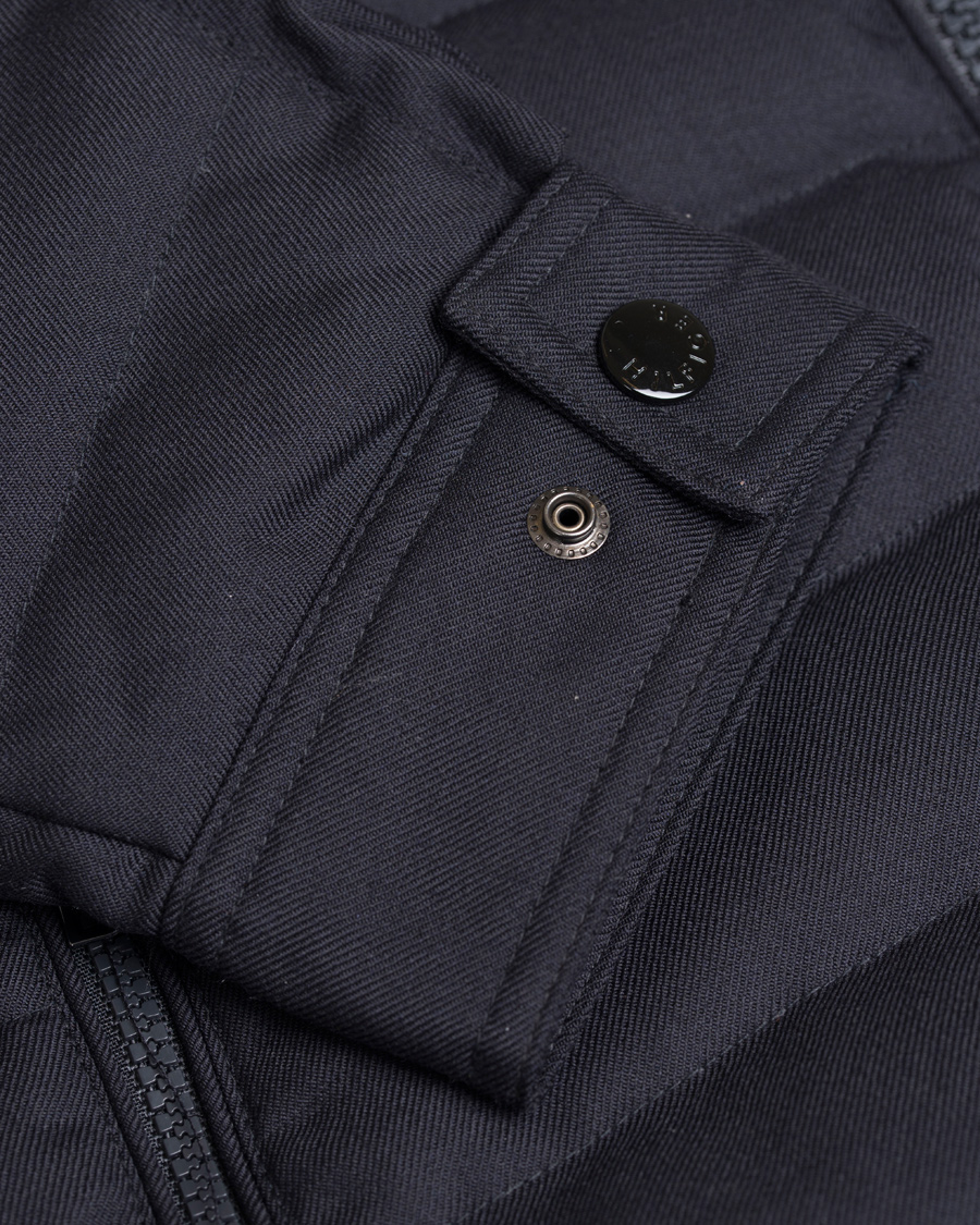 Heren | Jassen | Tommy Hilfiger | Wool Flannel Bomber Jacket Midnight