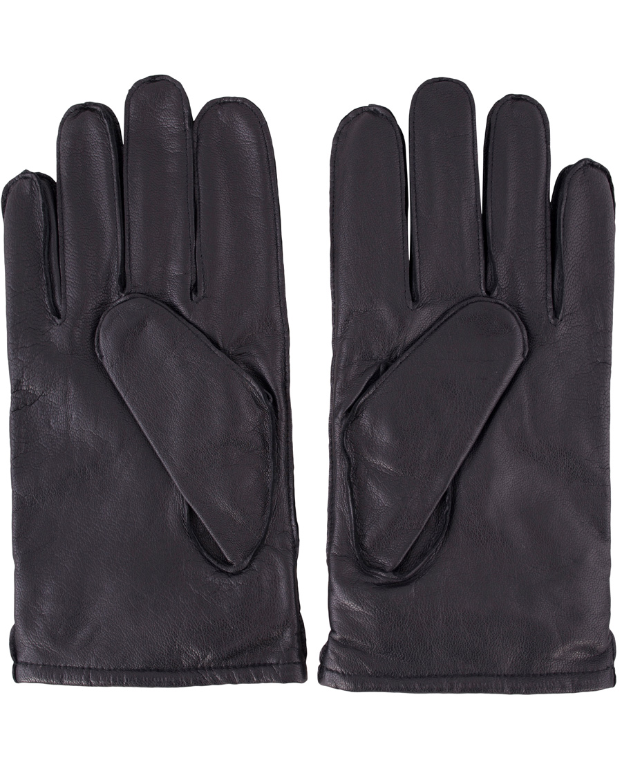 Heren | Tommy Hilfiger Ferron Leather Gloves Flag Black | Tommy Hilfiger | Ferron Leather Gloves Flag Black