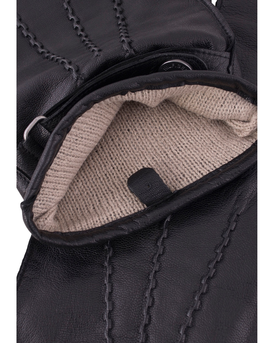 Heren | Tommy Hilfiger Ferron Leather Gloves Flag Black | Tommy Hilfiger | Ferron Leather Gloves Flag Black