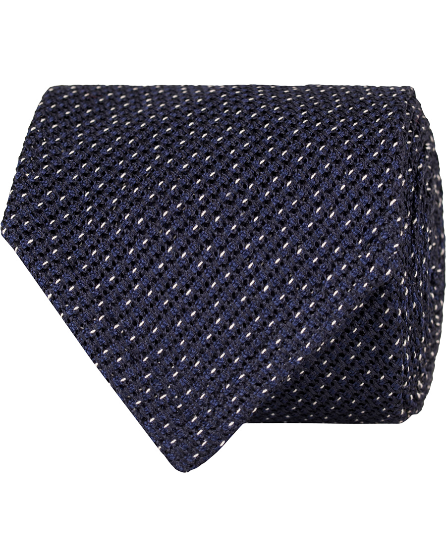Homme | Eton Grenadine Untipped 8cm Tie Blue | Eton | Grenadine Untipped 8cm Tie Blue