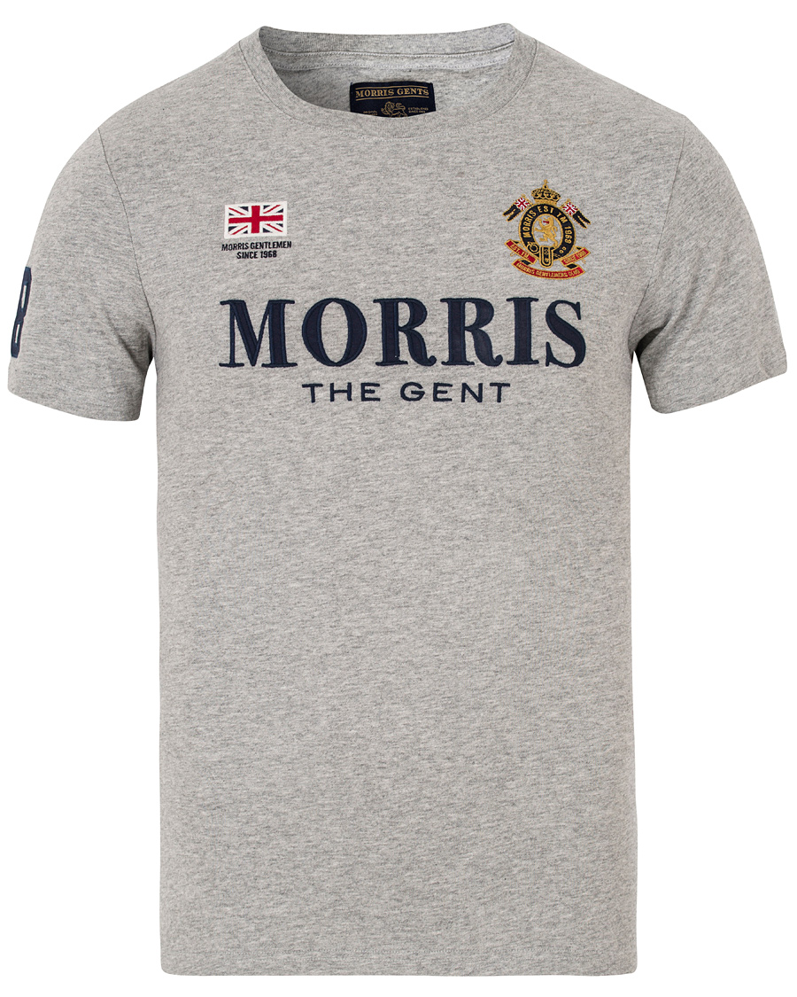 Heren | T-shirts | Morris | Gent Tee Grey