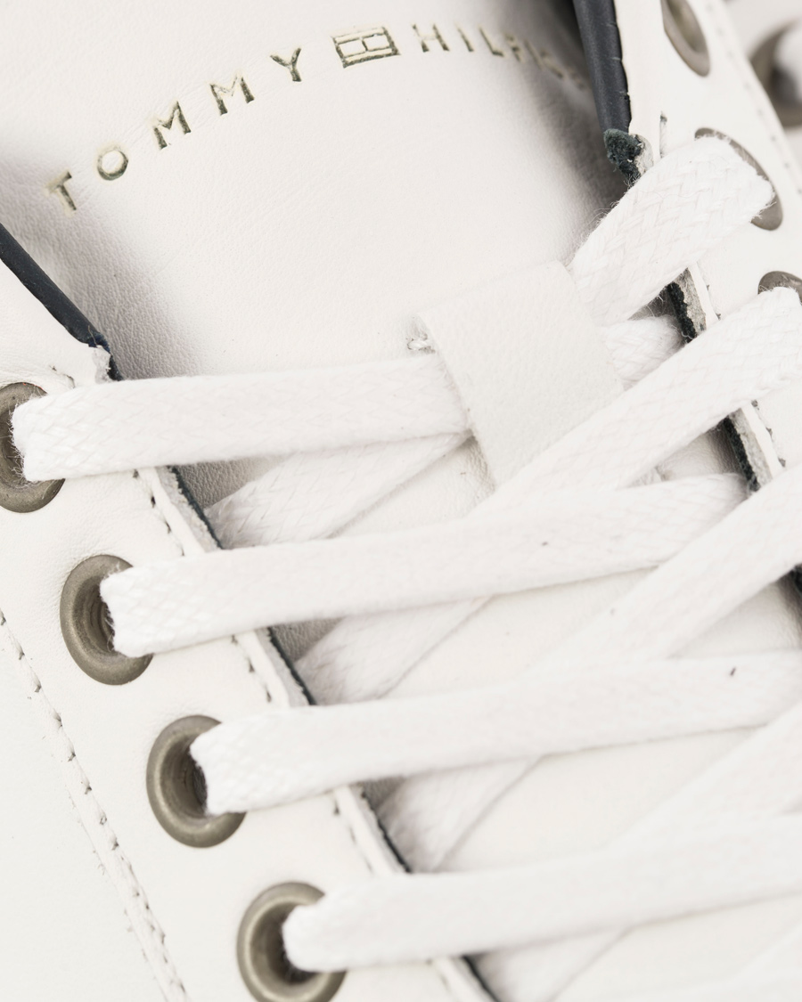 Homme | Tommy Hilfiger Mount Sneaker White Leather | Tommy Hilfiger | Mount Sneaker White Leather