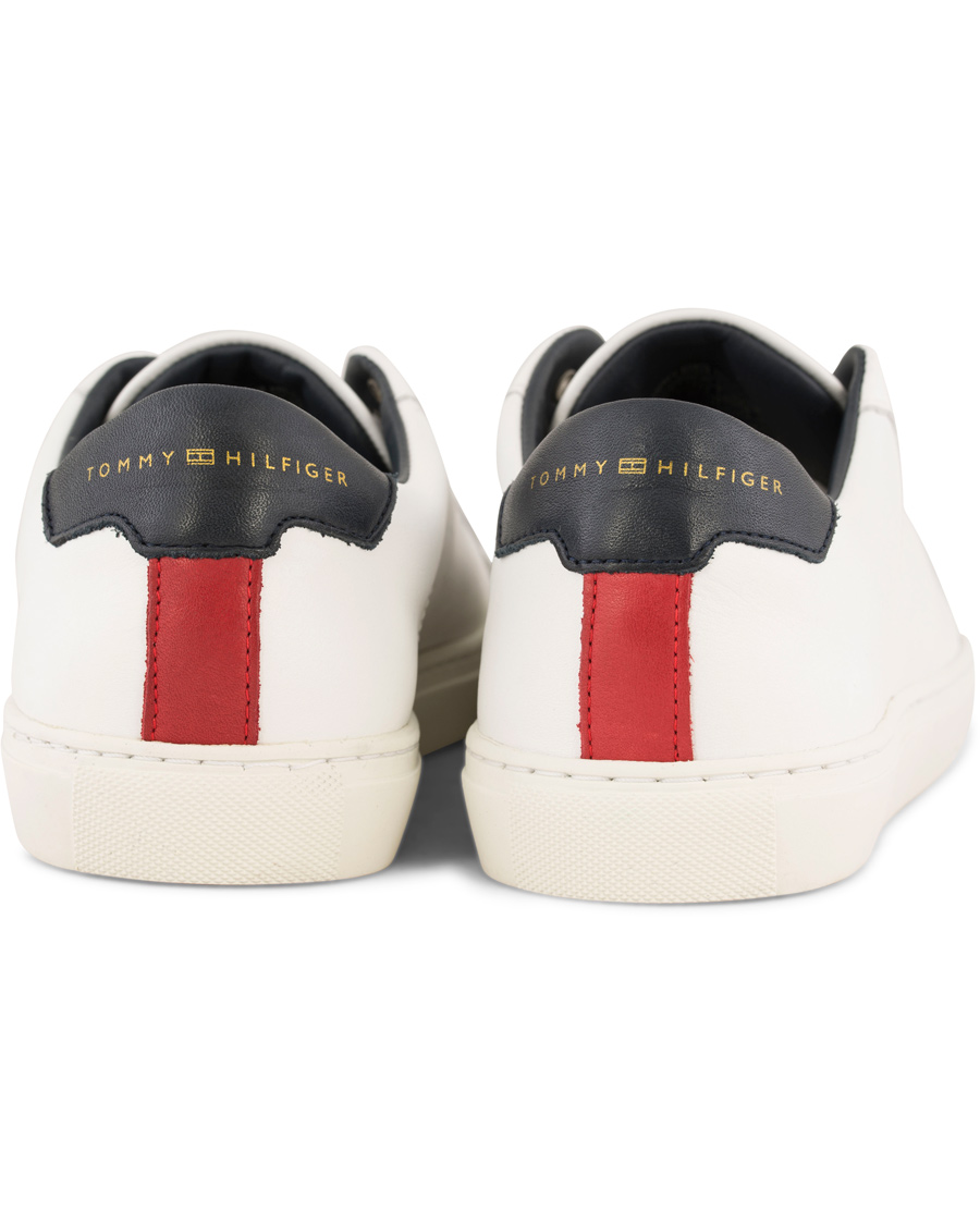 Homme | Tommy Hilfiger Mount Sneaker White Leather | Tommy Hilfiger | Mount Sneaker White Leather