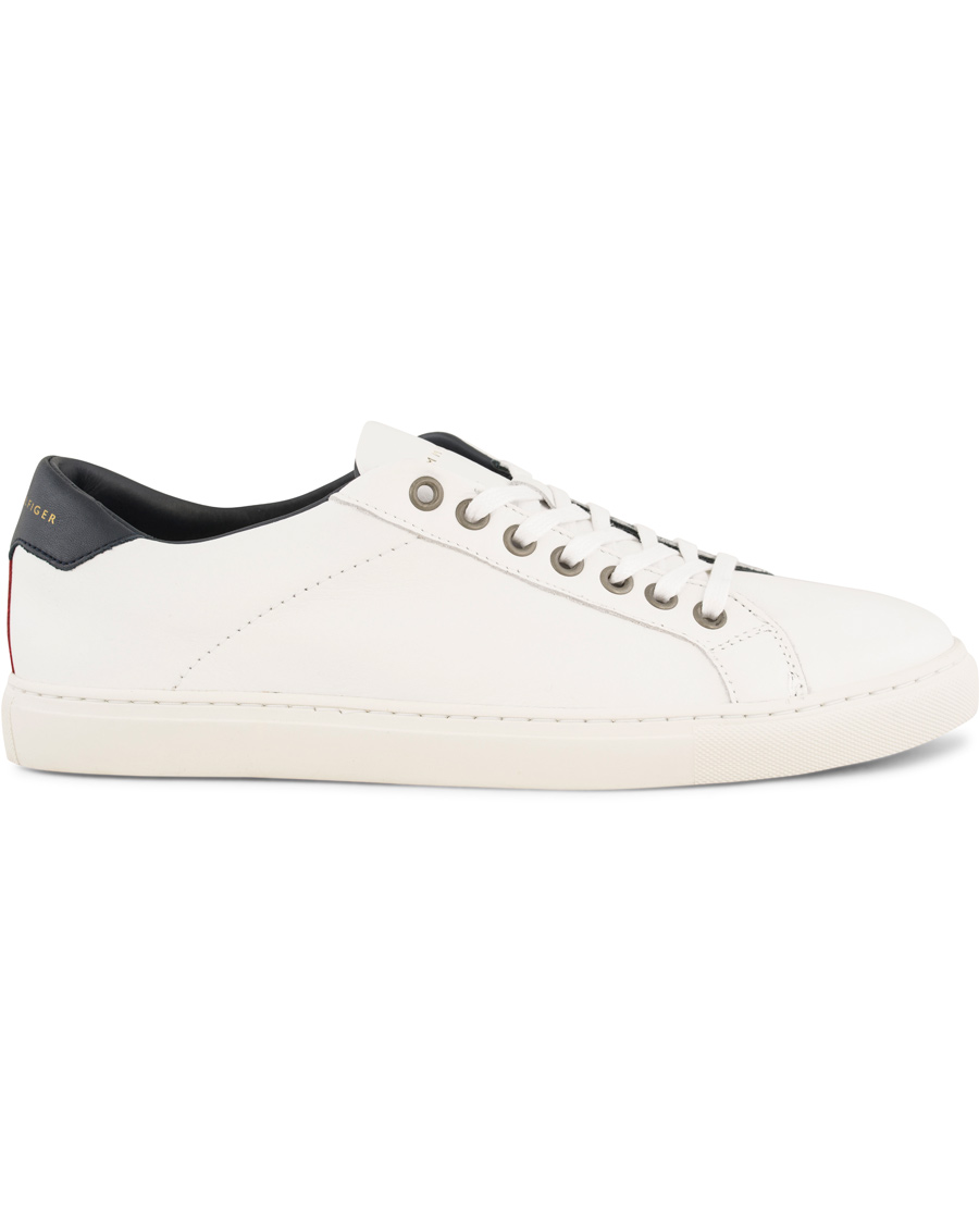 Homme | Tommy Hilfiger Mount Sneaker White Leather | Tommy Hilfiger | Mount Sneaker White Leather