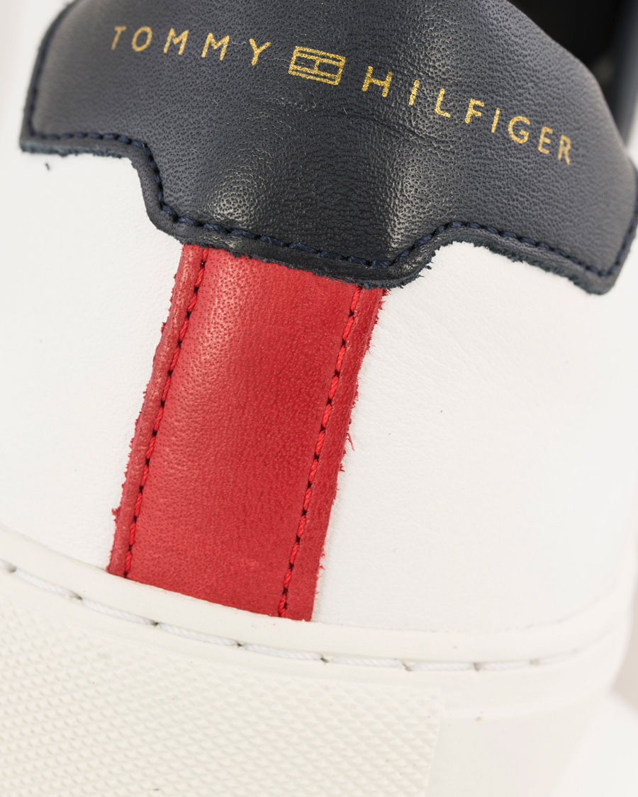 Homme | Tommy Hilfiger Mount Sneaker White Leather | Tommy Hilfiger | Mount Sneaker White Leather