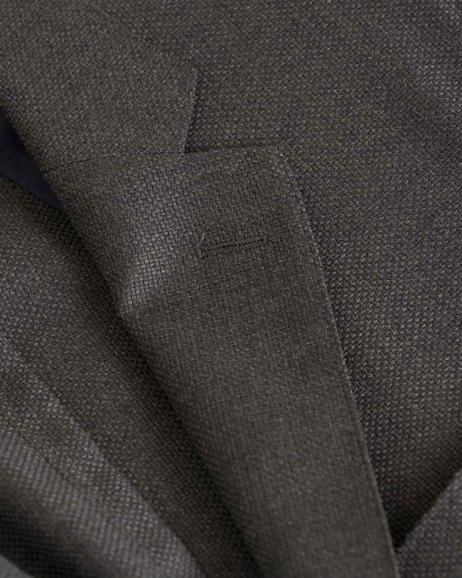 Heren | Blazers | GANT Diamond G | Hopsack Travel Blazer Graphite Melange