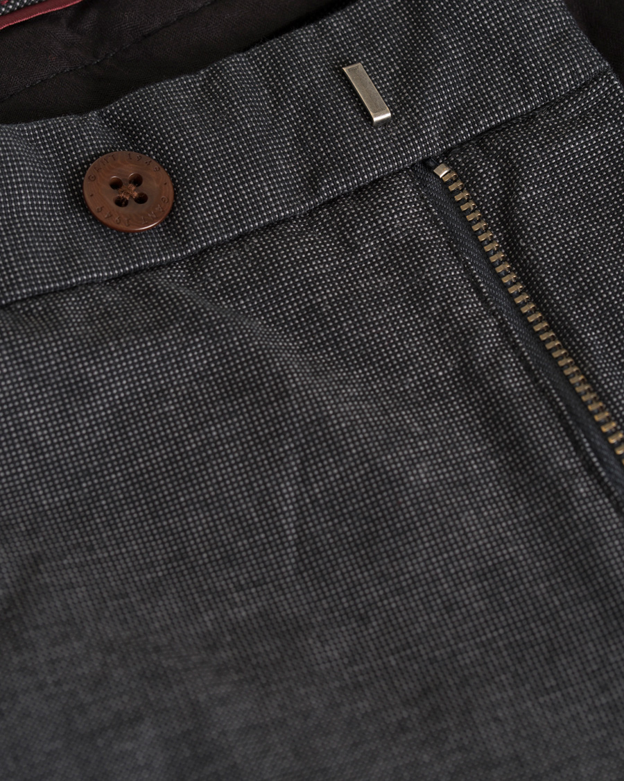 Homme | Pantalons | GANT | Tailored Slim Wool Look Slacks Graphite