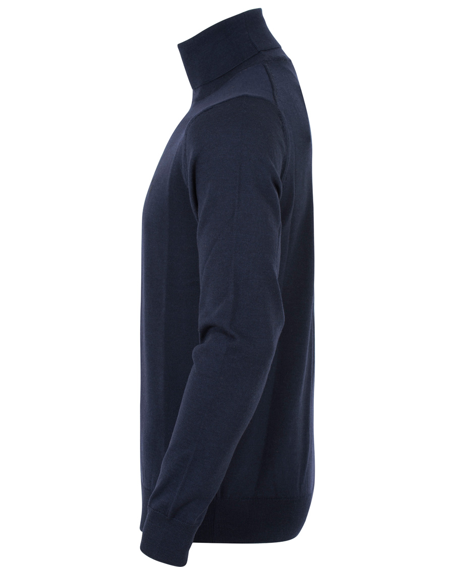 Homme | Pulls Et Tricots | GANT | Fine Merino Wool Turtleneck Marine