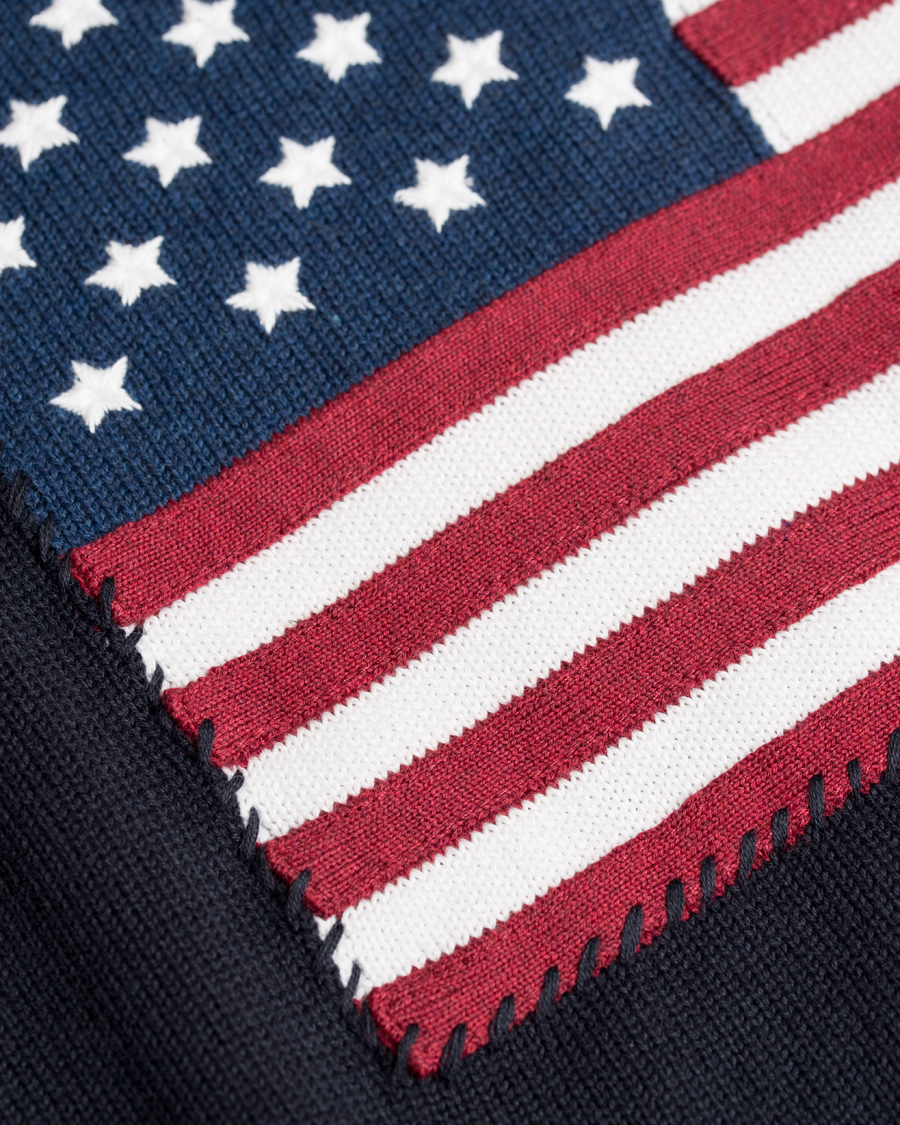 Homme | Pulls Et Tricots | GANT | American Flag Sweater Navy