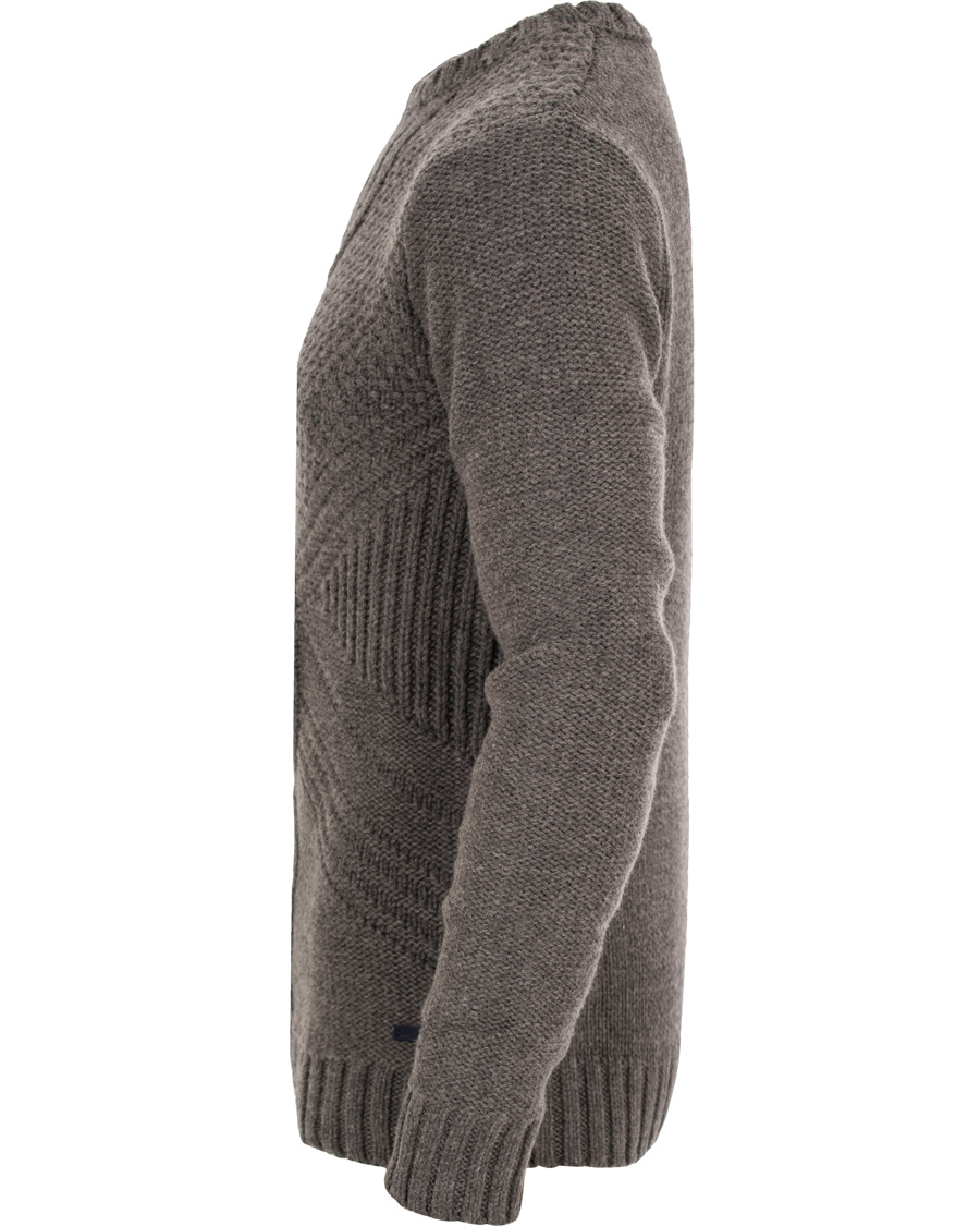 Homme | Pulls Et Tricots | GANT | Cross Cable Crew Antracite Melange