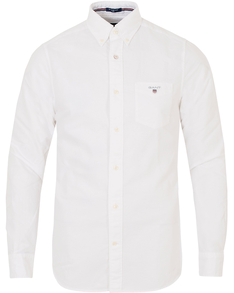 Homme | Chemises | GANT | The Oxford Shirt Fitted Body White