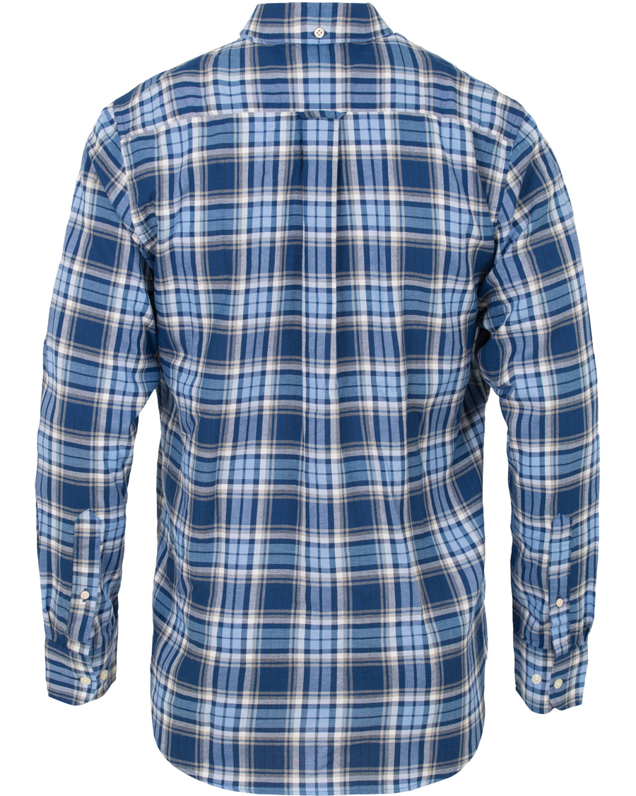 Heren | Overhemden | GANT | Tech Prep Oxford Gingham Regular Fit Shirt Yale Blue