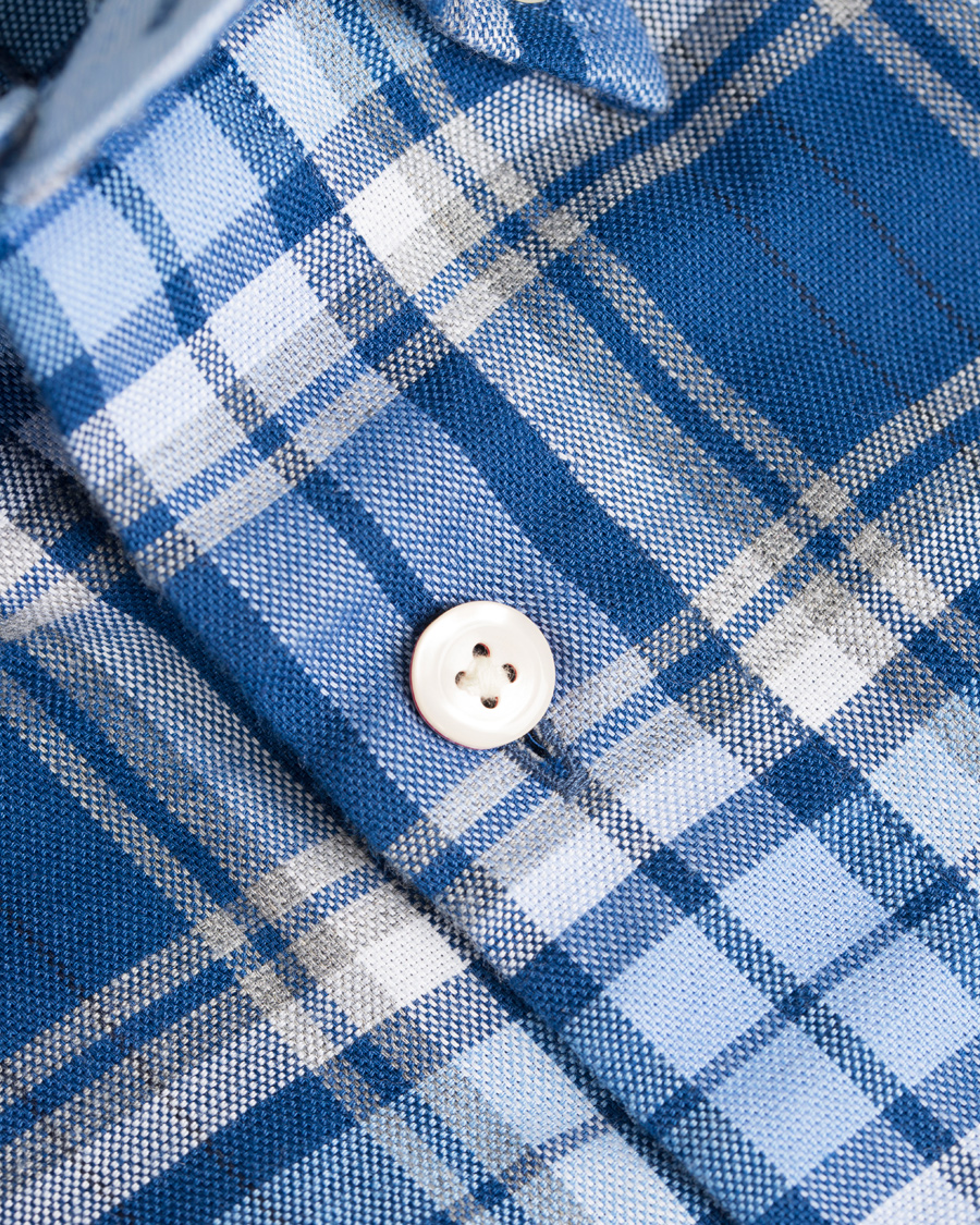Heren | Overhemden | GANT | Tech Prep Oxford Gingham Regular Fit Shirt Yale Blue