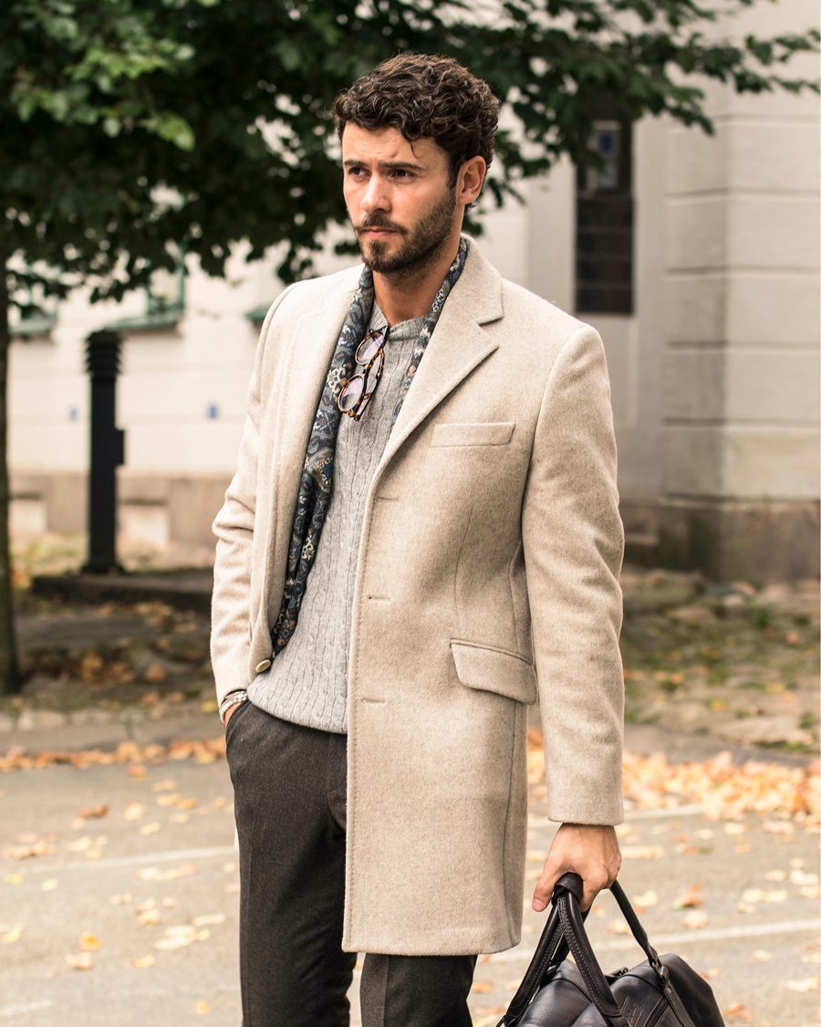Homme | Manteaux Et Vestes | Morris Heritage | George Doublefaced Coat Camel