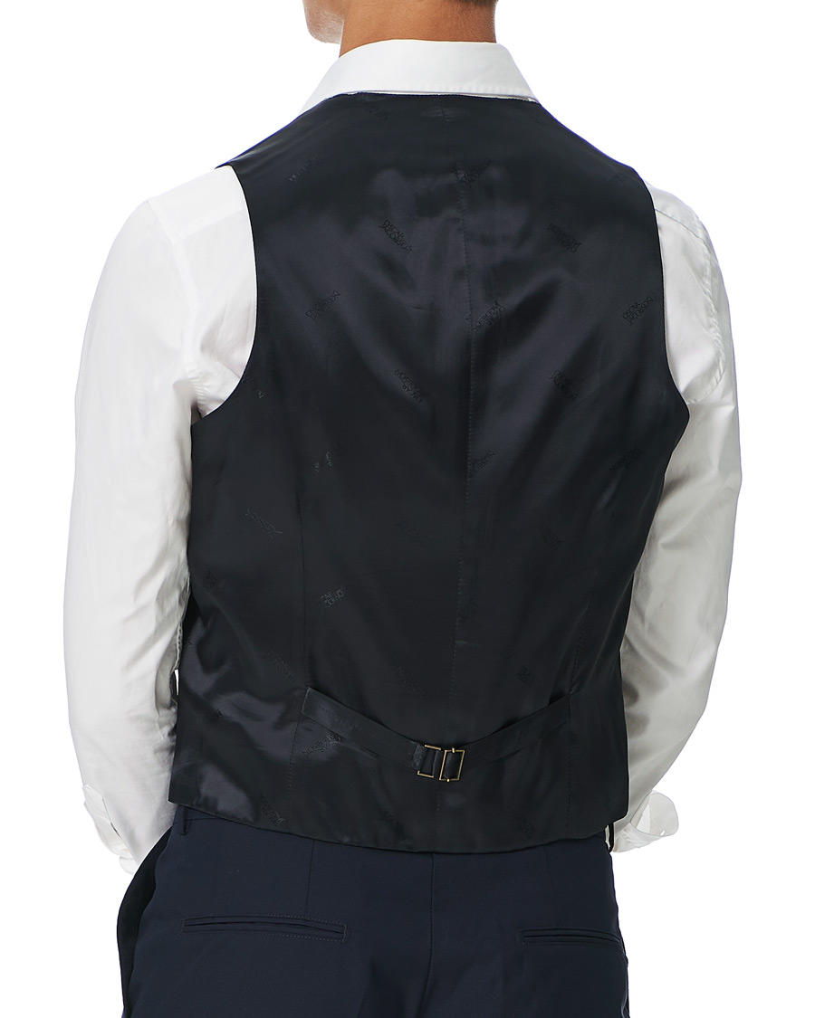 Homme | Blazers | Oscar Jacobson | Carlo Waistcoat Navy