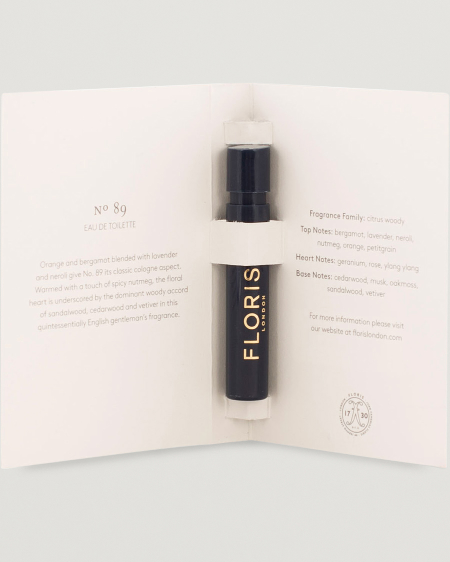Homme | | | Floris London No. 89 Eau de Toilette 1,2ml Sample