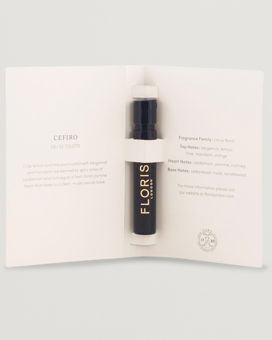 Homme | | | Floris London Cefiro Eau de Toilette 2ml Sample