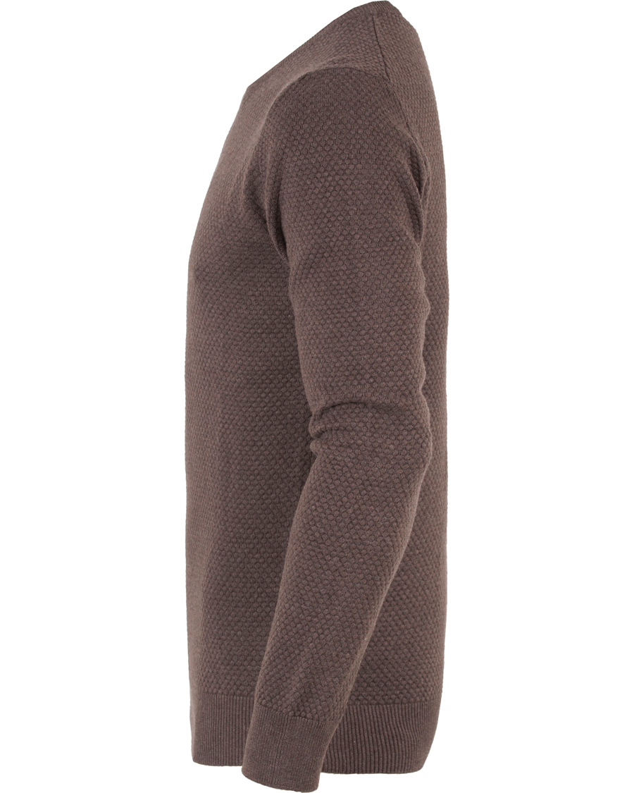 Homme | Pulls Et Tricots | J.Lindeberg | Dexter Circle Structure Sweater Brown