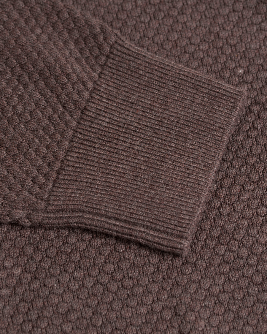 Homme | Pulls Et Tricots | J.Lindeberg | Dexter Circle Structure Sweater Brown