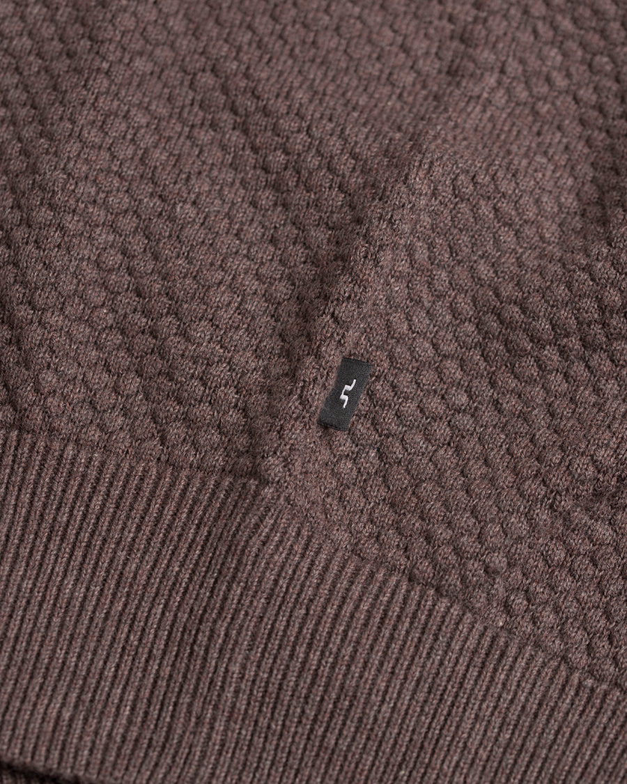 Homme | Pulls Et Tricots | J.Lindeberg | Dexter Circle Structure Sweater Brown