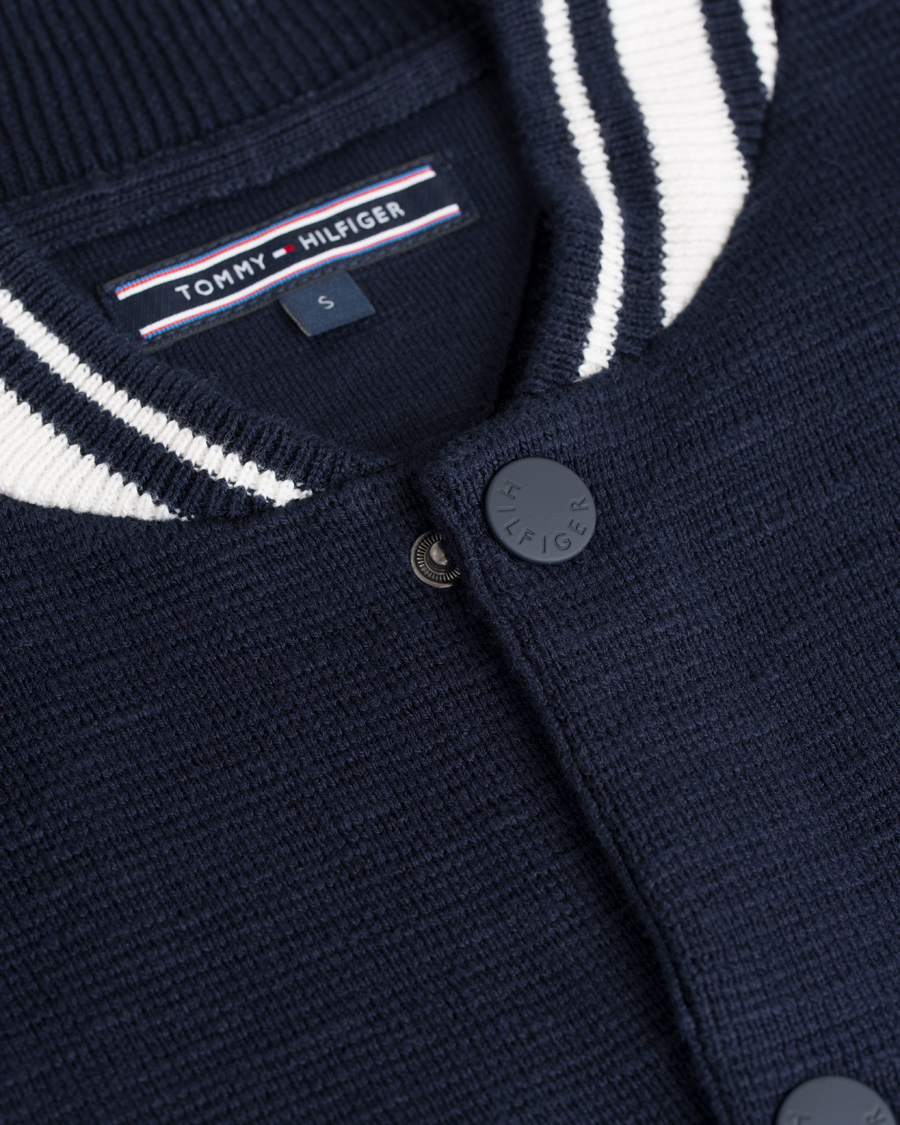 Homme | Pulls Et Tricots | Tommy Hilfiger | Bas Baseball Jacket Navy Blazer