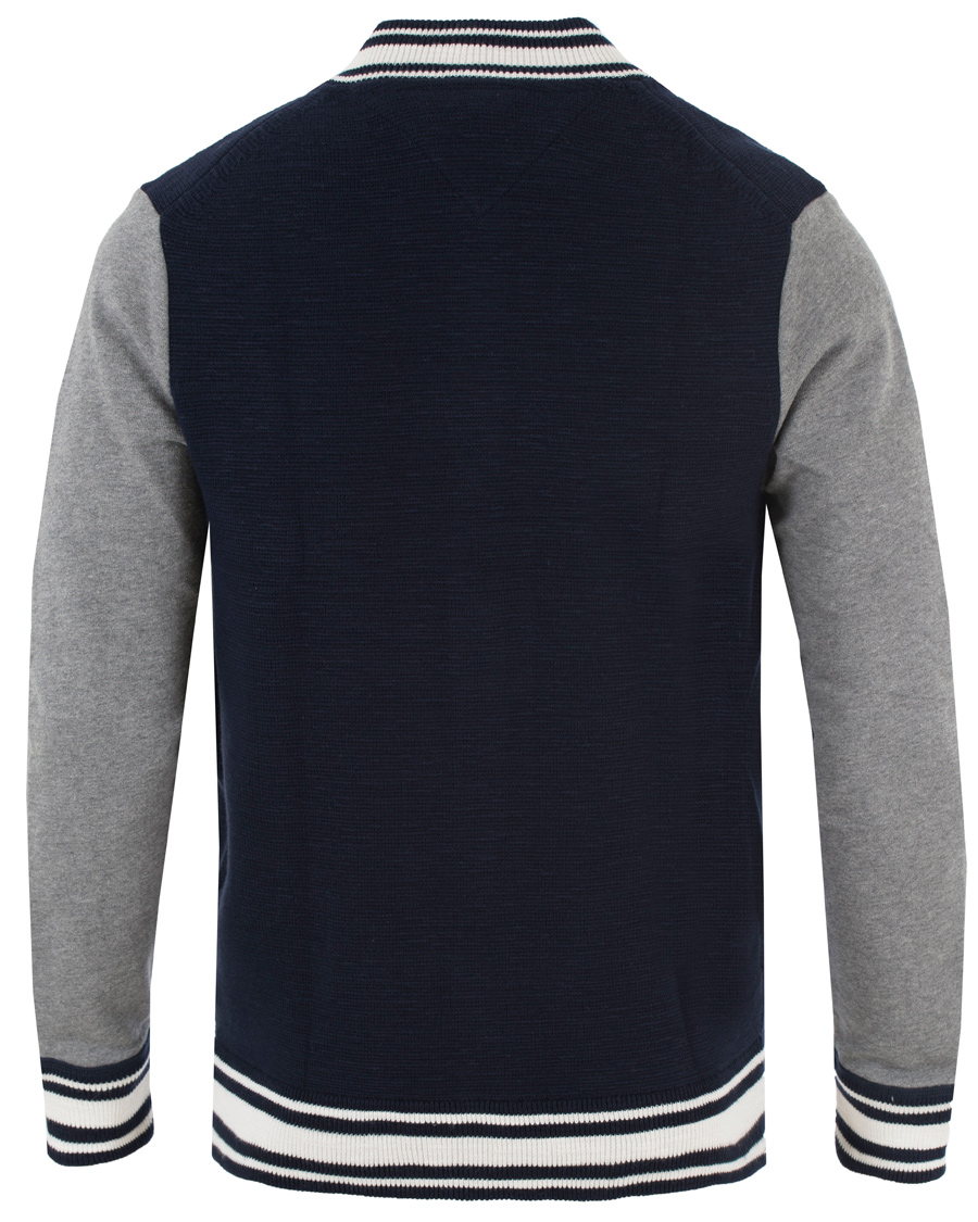 Homme | Pulls Et Tricots | Tommy Hilfiger | Bas Baseball Jacket Navy Blazer