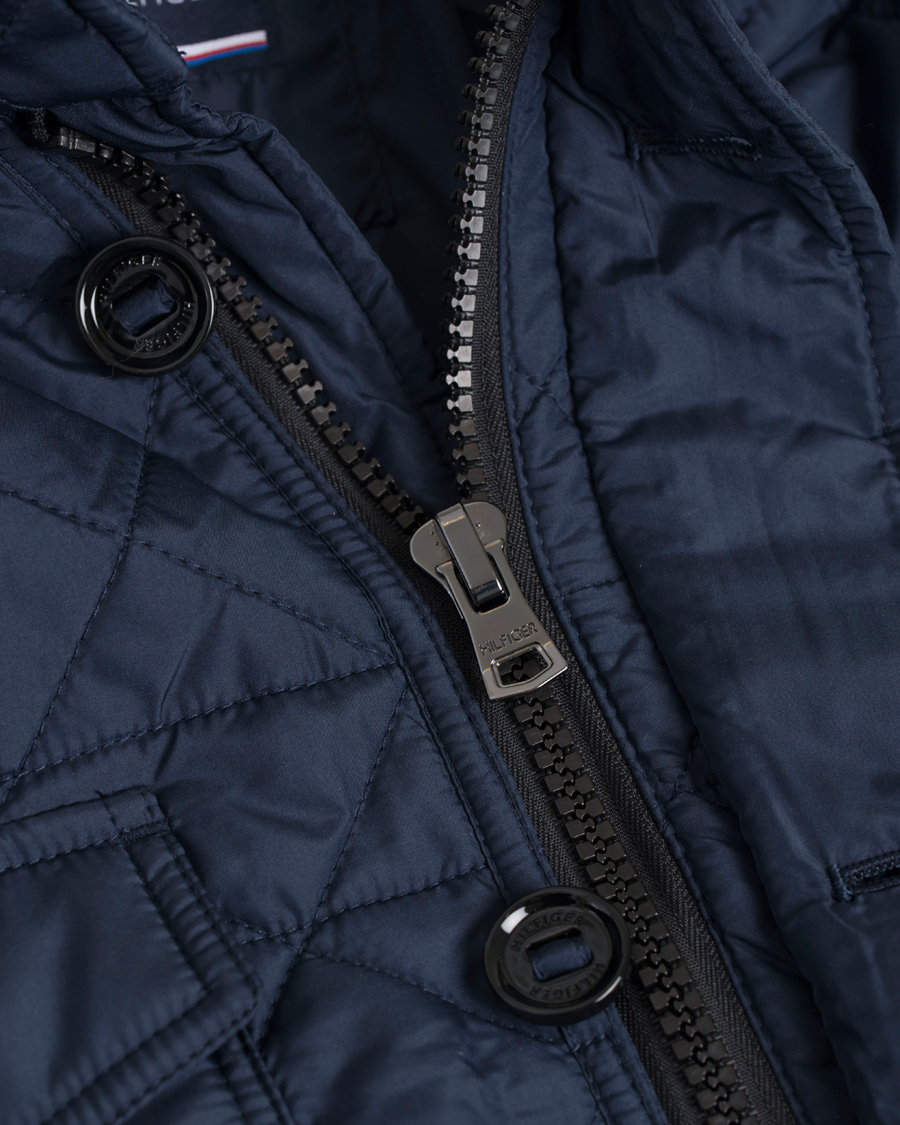Homme | Manteaux Et Vestes | Tommy Hilfiger | Diamond Quilted Bomber Jacket Navy Blazer