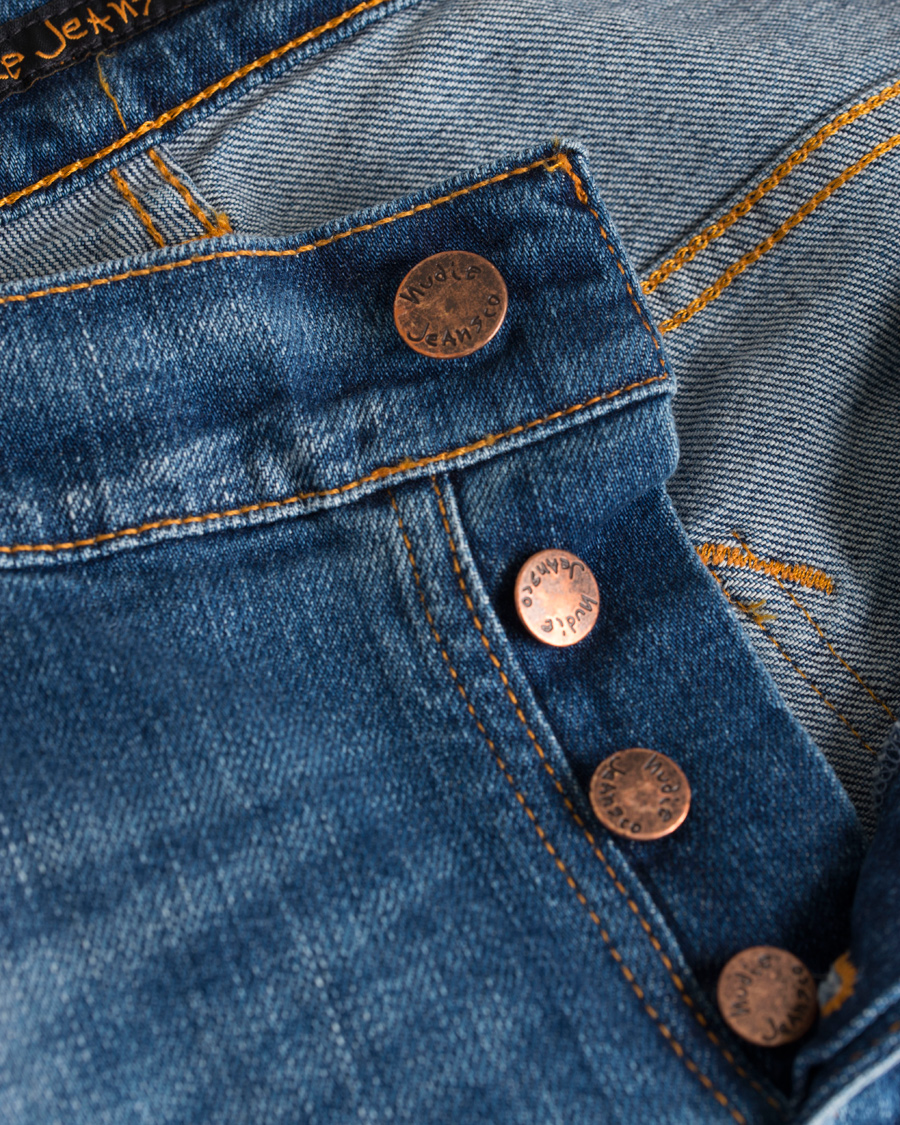 Homme | Jeans | Nudie Jeans | Grim Tim Organic Slim Fit Stretch Jeans Orange C
